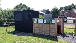 Information Hut at Gate Farm